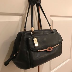 COACH Madison Madeleine Leather Satchel, 25166